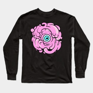 Eye Pink Hole Long Sleeve T-Shirt